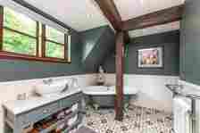 A bathroom in the Torphins home for sale
