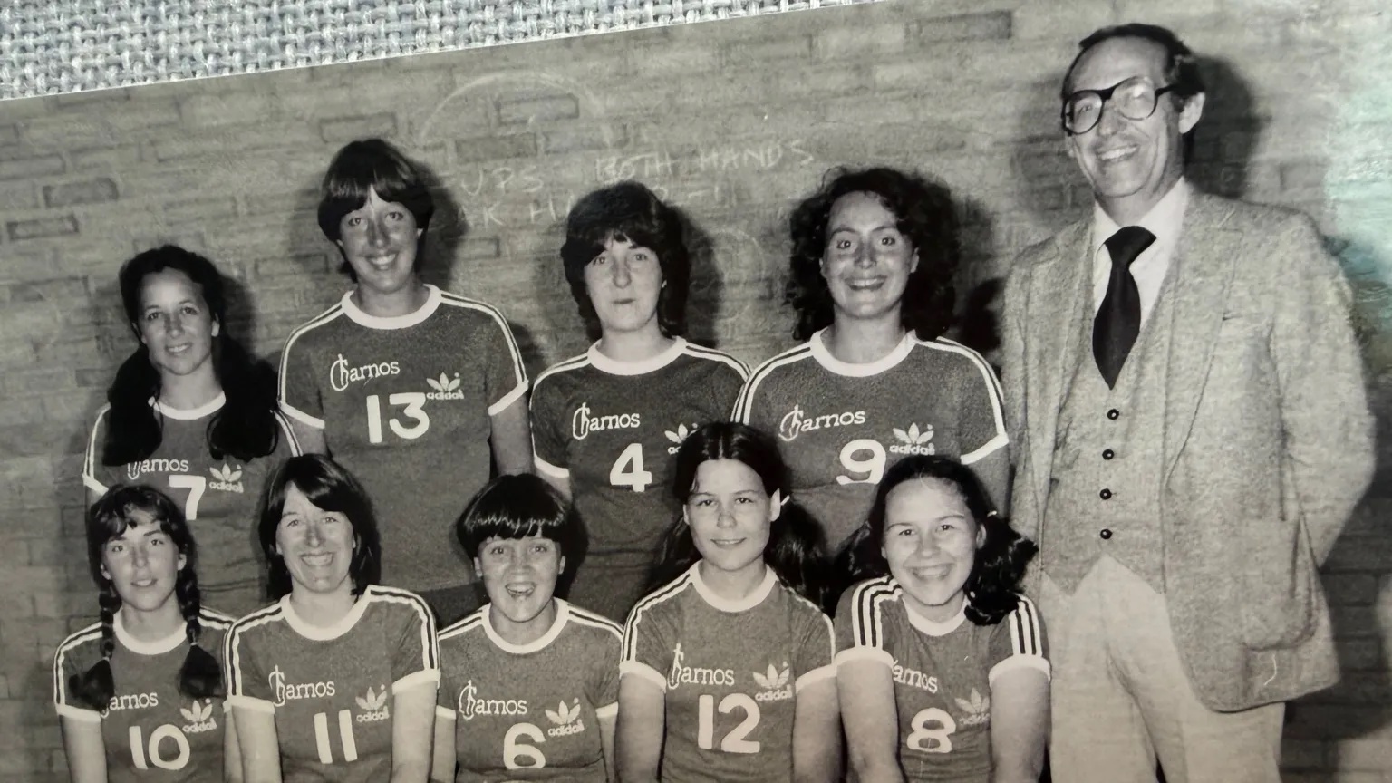 Supplied Photo of a basketball team Paul coached. 
