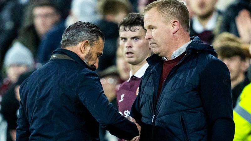 Wouter Vrancken (right) and Derek McInnes (left) 