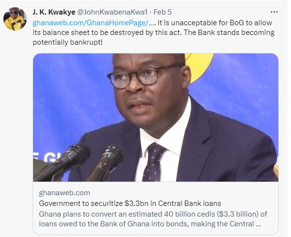 It is sad BoG unlawfully printed $3.3bn for government – IEA Director of Research