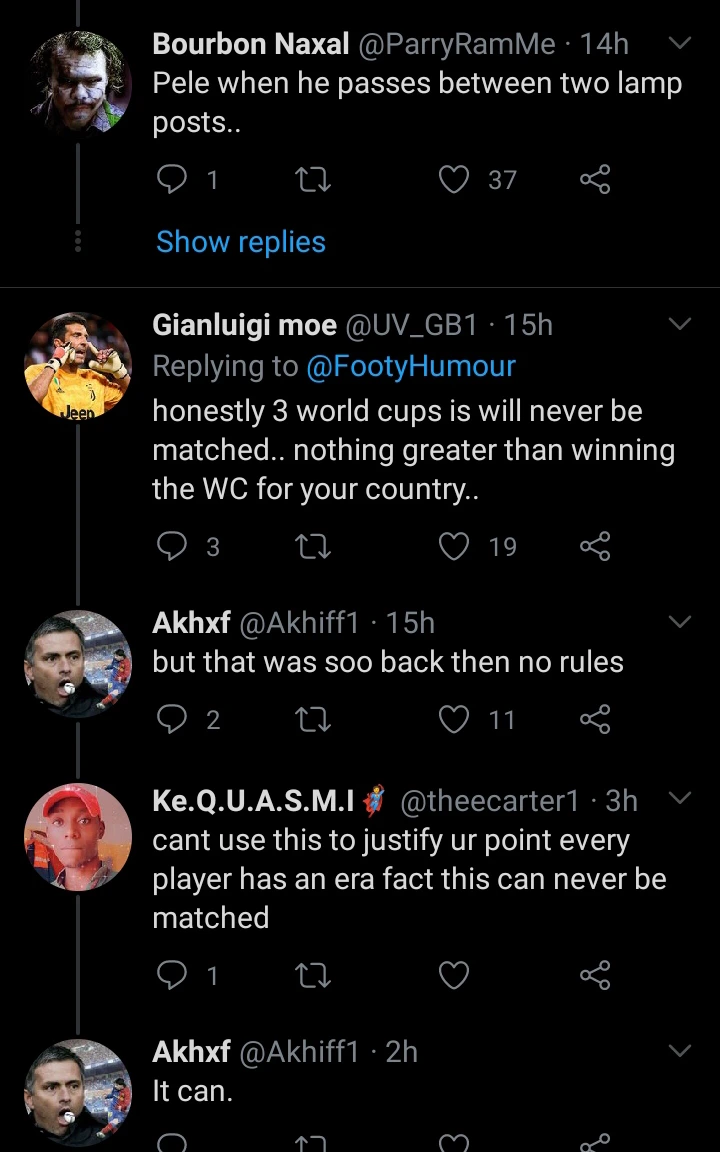 Pele and more reactions from goal records