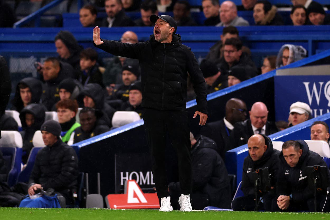 Roberto De Zerbi oversaw Tottenham’s first win at Stamford Bridge in eight years
