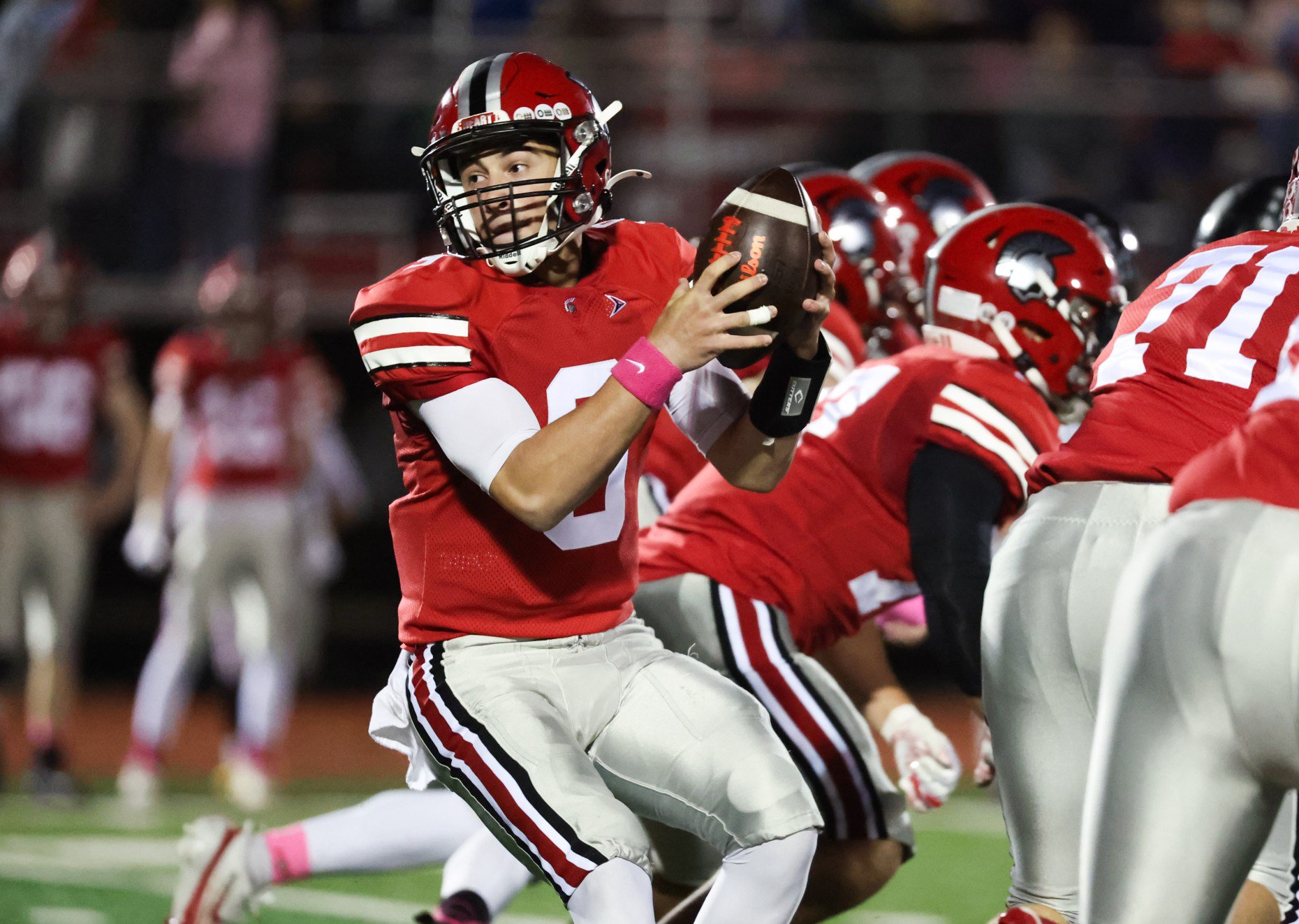 Deerfield quarterback Cooper Crane
