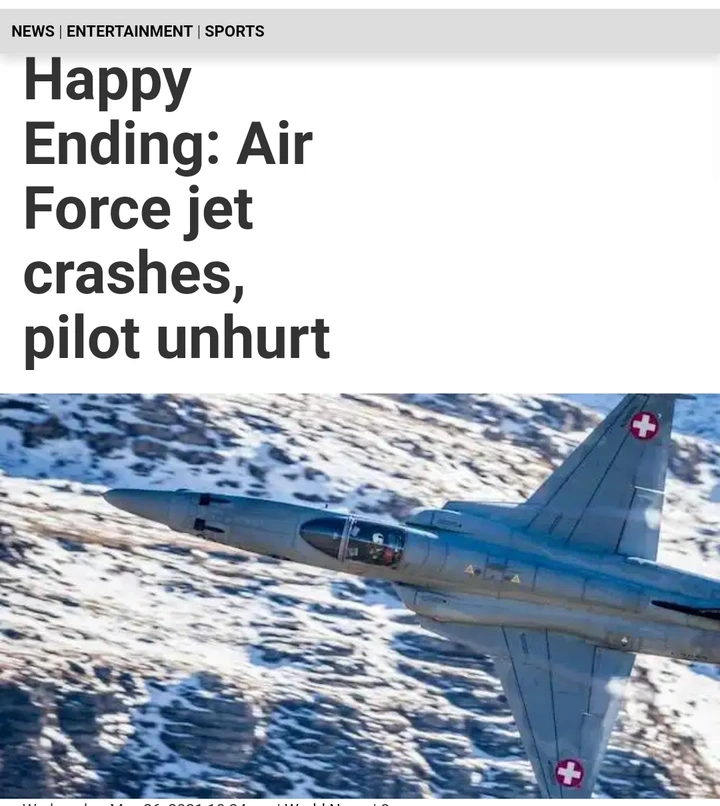 TRENDING NOW: Pilot Unhurt As Air Force Jet Crashes, ISWAP Fighters Arrest Shekau’s Commanders