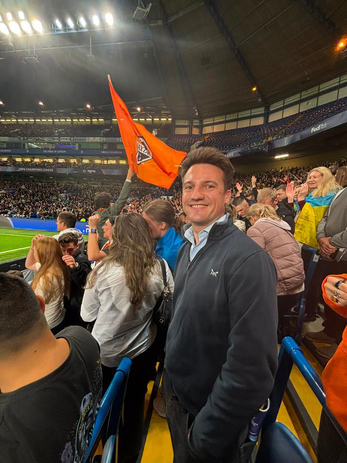 Our reporter in the Shakhtar end at Stamford Bridge on Wednesday night