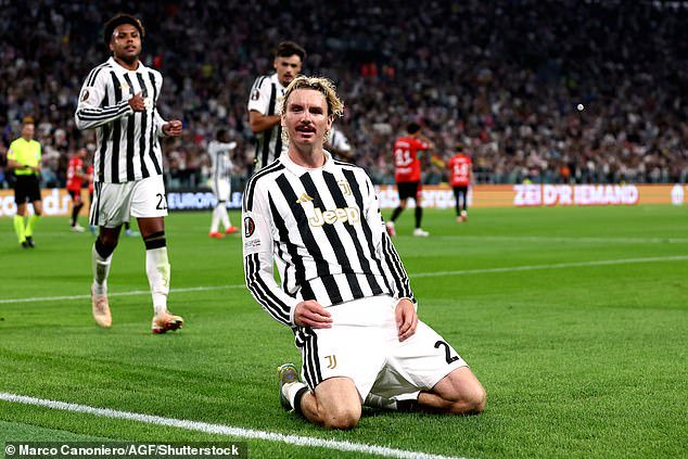 Nick Woltemade, on loan from Newcastle, is yet to start for Juventus in Serie A but did score from the penalty spot in the Europa League
