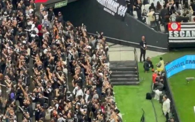 Gaviões da Fiel durante jogo do Corinthians na Neo Química Arena
