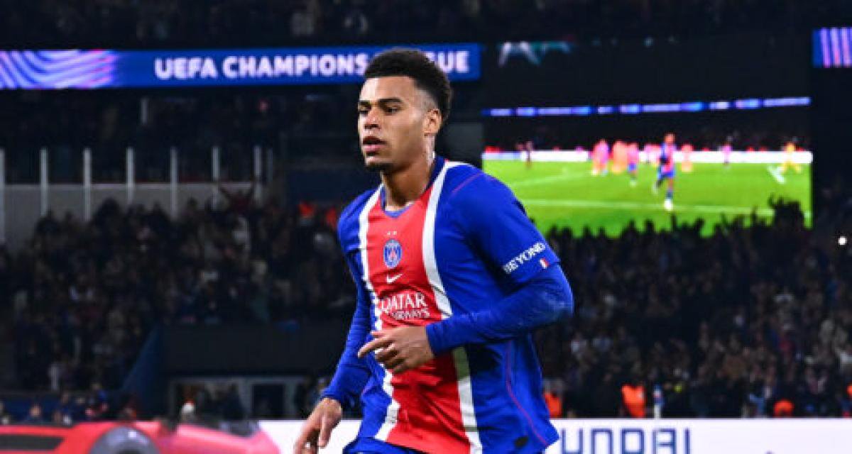 Désiré Doué avec le PSG 