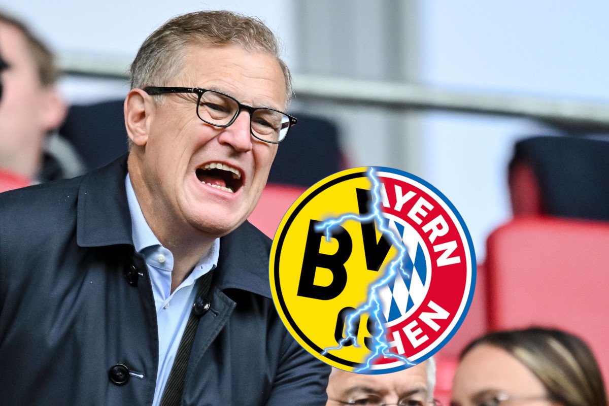 Bayern-Boss Dreesen echaufiert sich.