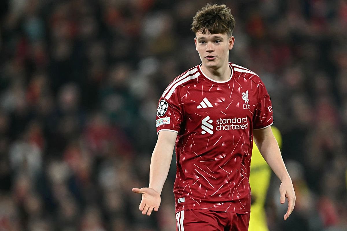 James McConnell could feature for Liverpool against Chelsea (Photo by Paul ELLIS / AFP via Getty Images)