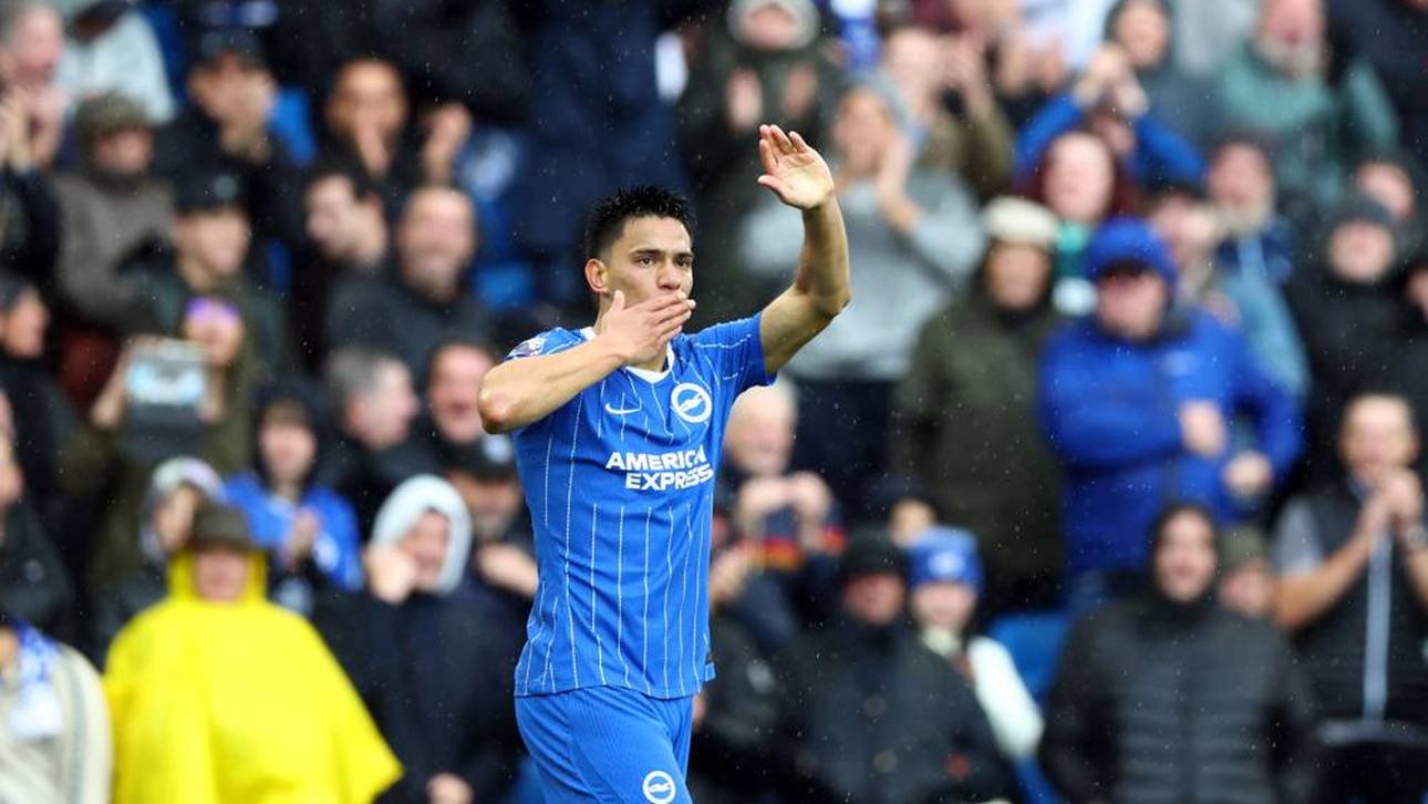 Diego Gómez traf sehenswert für Brighton