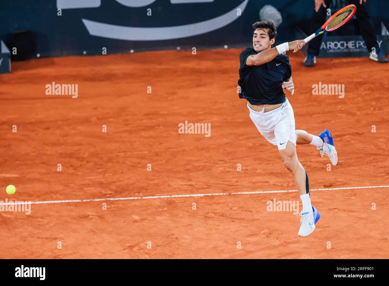 Hamburg germany july tennis player christian garin from chile at the hamburg european open tennis tournament