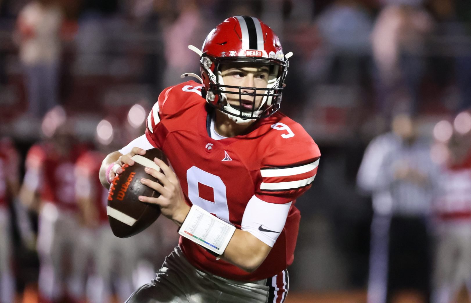 Deerfield quarterback Cooper Crane