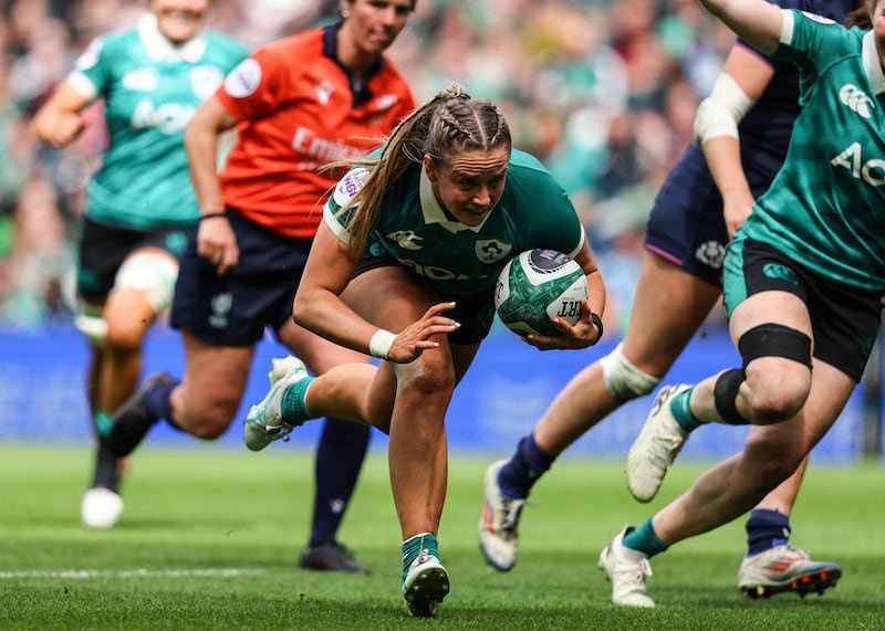 Stacey Flood has been named at fullback for Ireland's WXV Global Series Test against South Africa on Saturday. Photograph: Ben Brady/Inpho