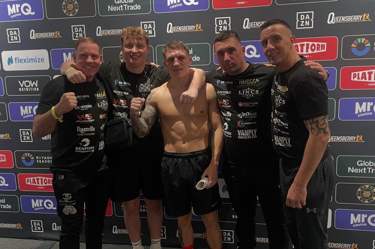 Carl Greaves, Dan West, Levi Giles, Andy Blackett and Matty Teague