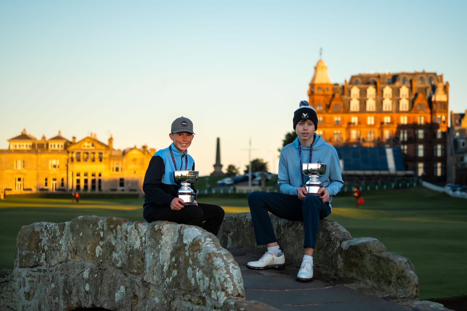 Charlie Thomson and Lukas Marr (Credit: St Andrews Links Trust)