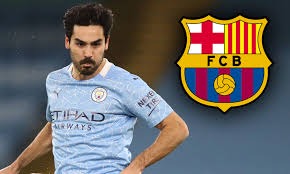 Man City star Ilkay Gundogan 'delaying new deal after hearing of Barcelona  interest' | Daily Mail Online