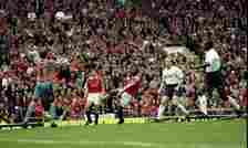 Andy Cole scored the winner against Tottenham in 1999 as the Red Devils claimed another Premier League title