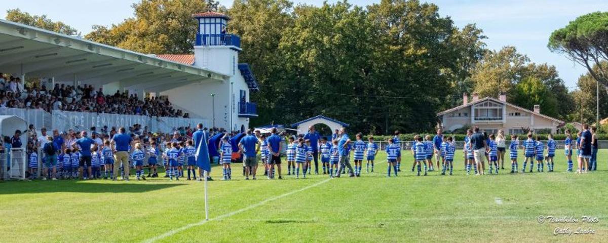 L’école de rugby de Soustons au stage Goalard