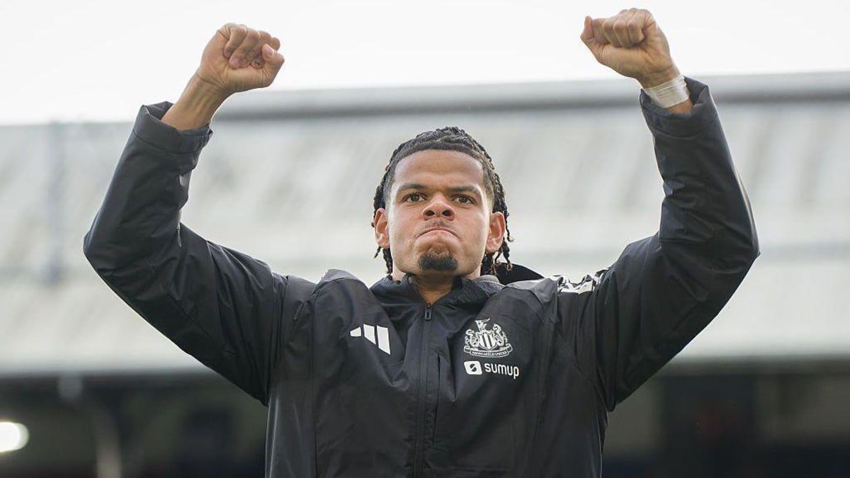 William Osula celebrates victory