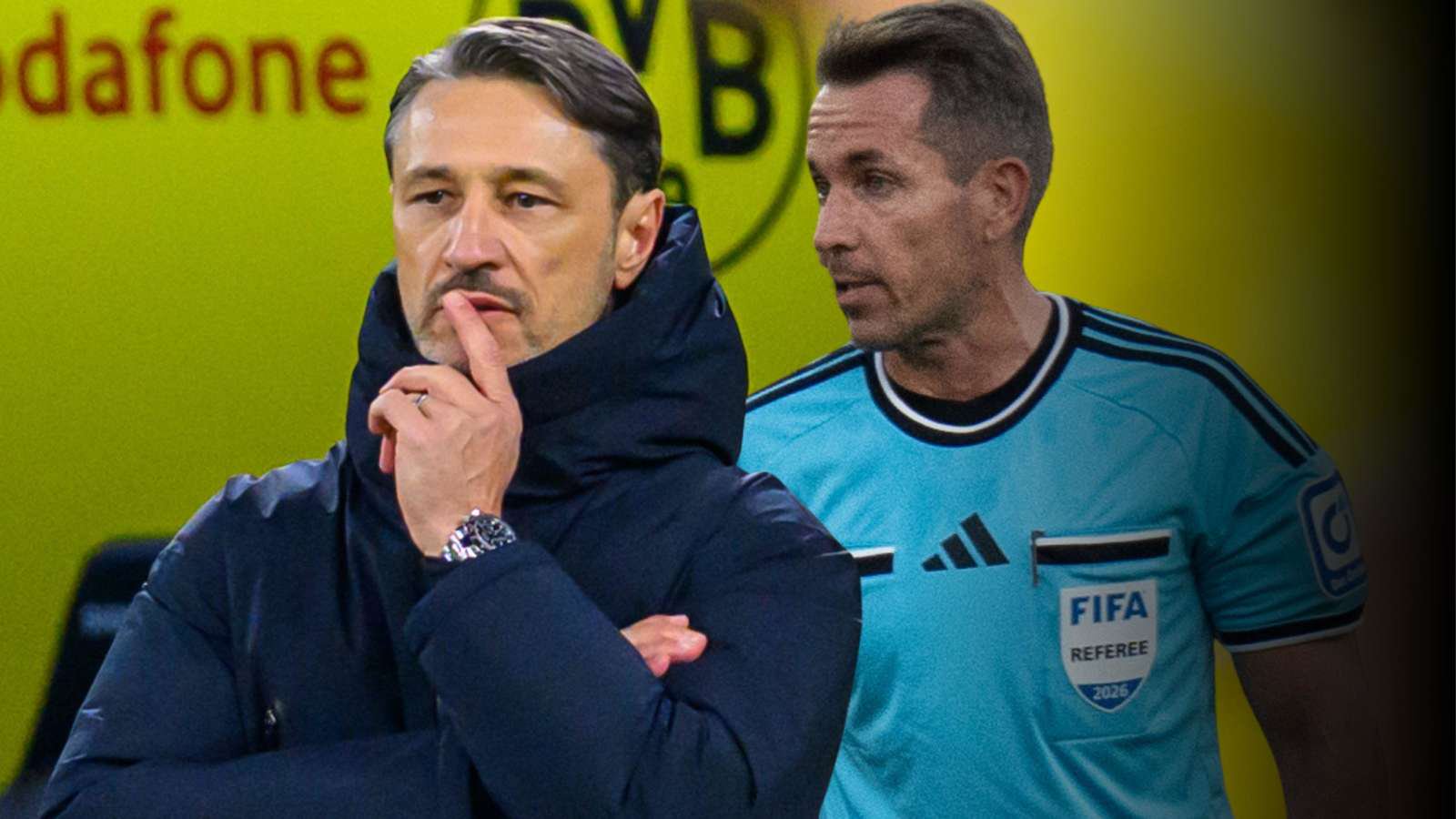 BVB-Trainer Niko Kovac und Schiedsrichter