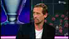 Peter Crouch bemoaned the impact the red card had on the game from a defensive point of view for Barca