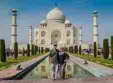 Divergent Travelers at the Taj Mahal in India
