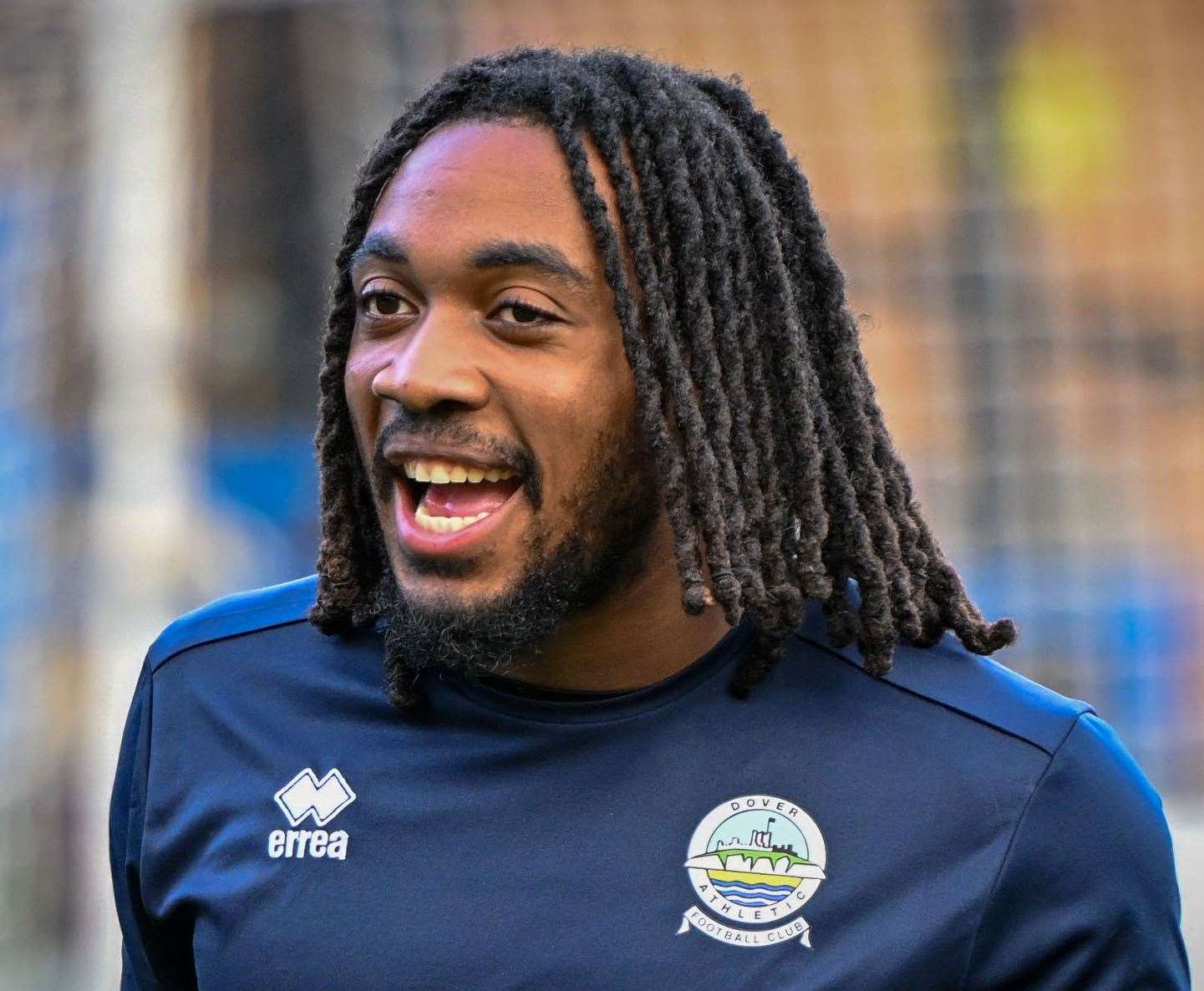 Roman Charles-Cook - was sent off in Dover’s midweek 1-0 National League South defeat against unbeaten Chelmsford City. Photo: Stuart Watson