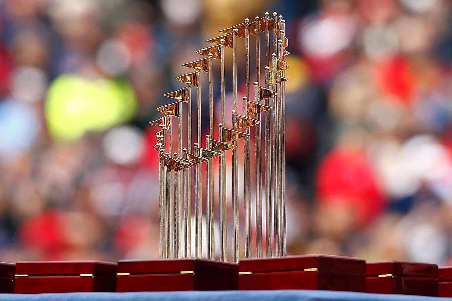 World Series trophyCredit: Jared Wickerham/Getty