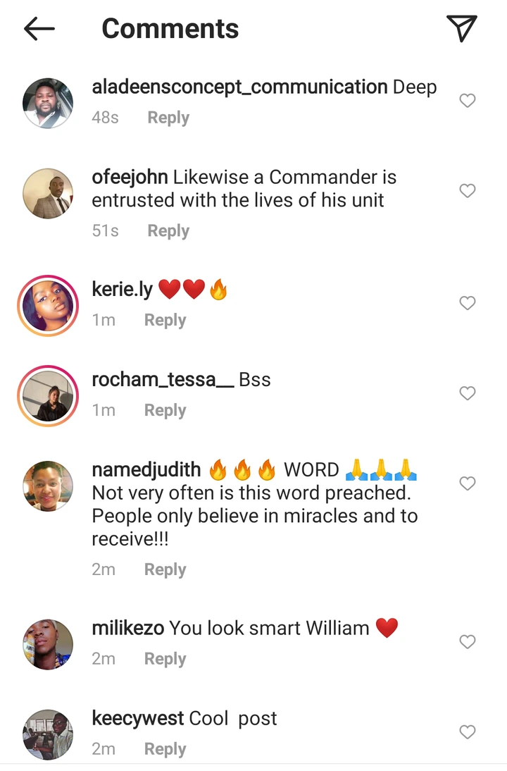 Williams Uchemba's New Post Sparks Reactions On Instagram