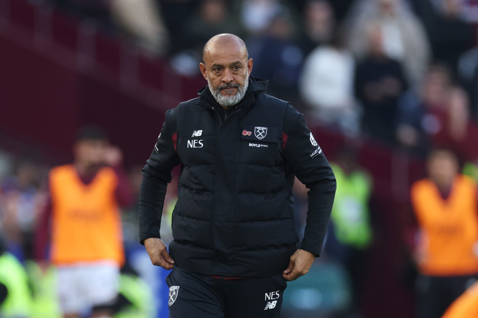 Nuno watches West Ham lose to West Bromwich Albion