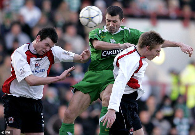 The English press flocked to Clyde’s Broadwood stadium to watch this game because it was Roy Keane’s debut in Scottish football