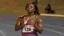 Shelly-Ann Fraser-Pryce at the Jamaica Olympic Trials at the National Stadium. (PHOTO: Marlon Reid).






