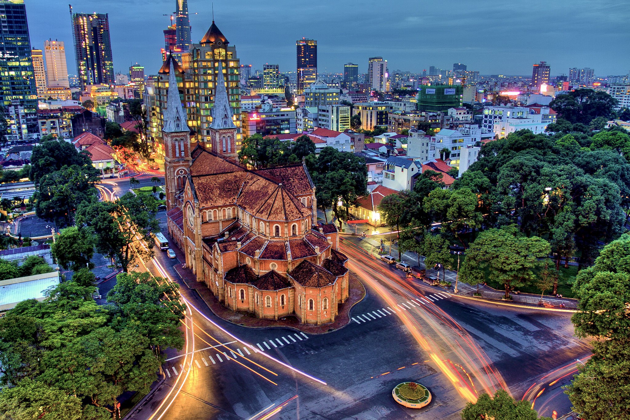 Ho chi minh city at night