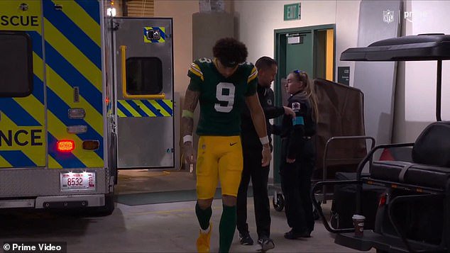 Watson was 'coughing up blood' before he was taken to hospital for further examination