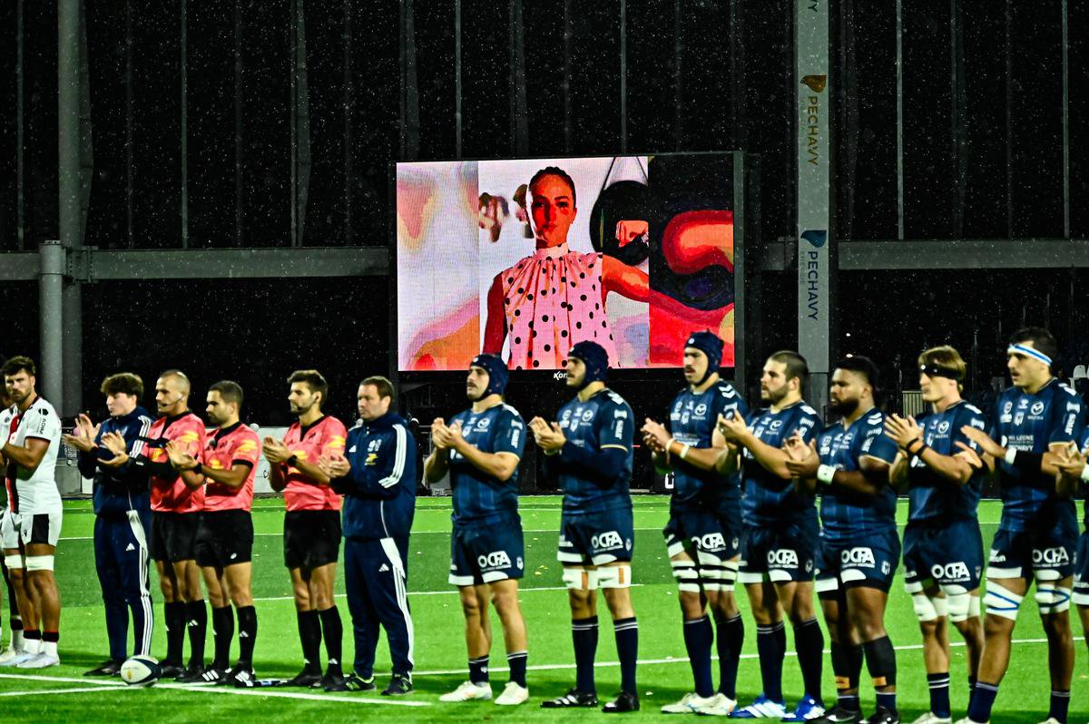 Comme sur tous les terrains de France ce week-end, Armandie a fait une minute d’applaudissements en hommage à Cléa Ménier.