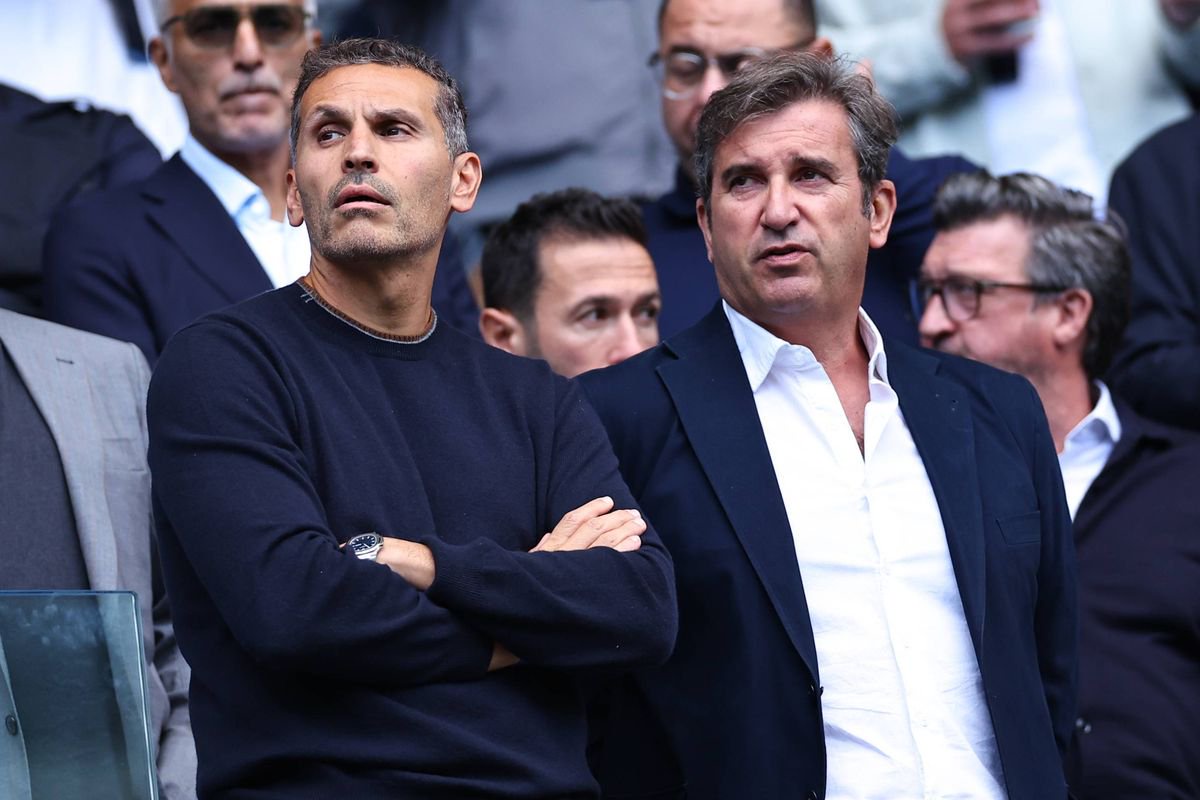 Khaldoon Al Mubarak, chairman of Manchester City and Ferran Soriano, CEO of Manchester City