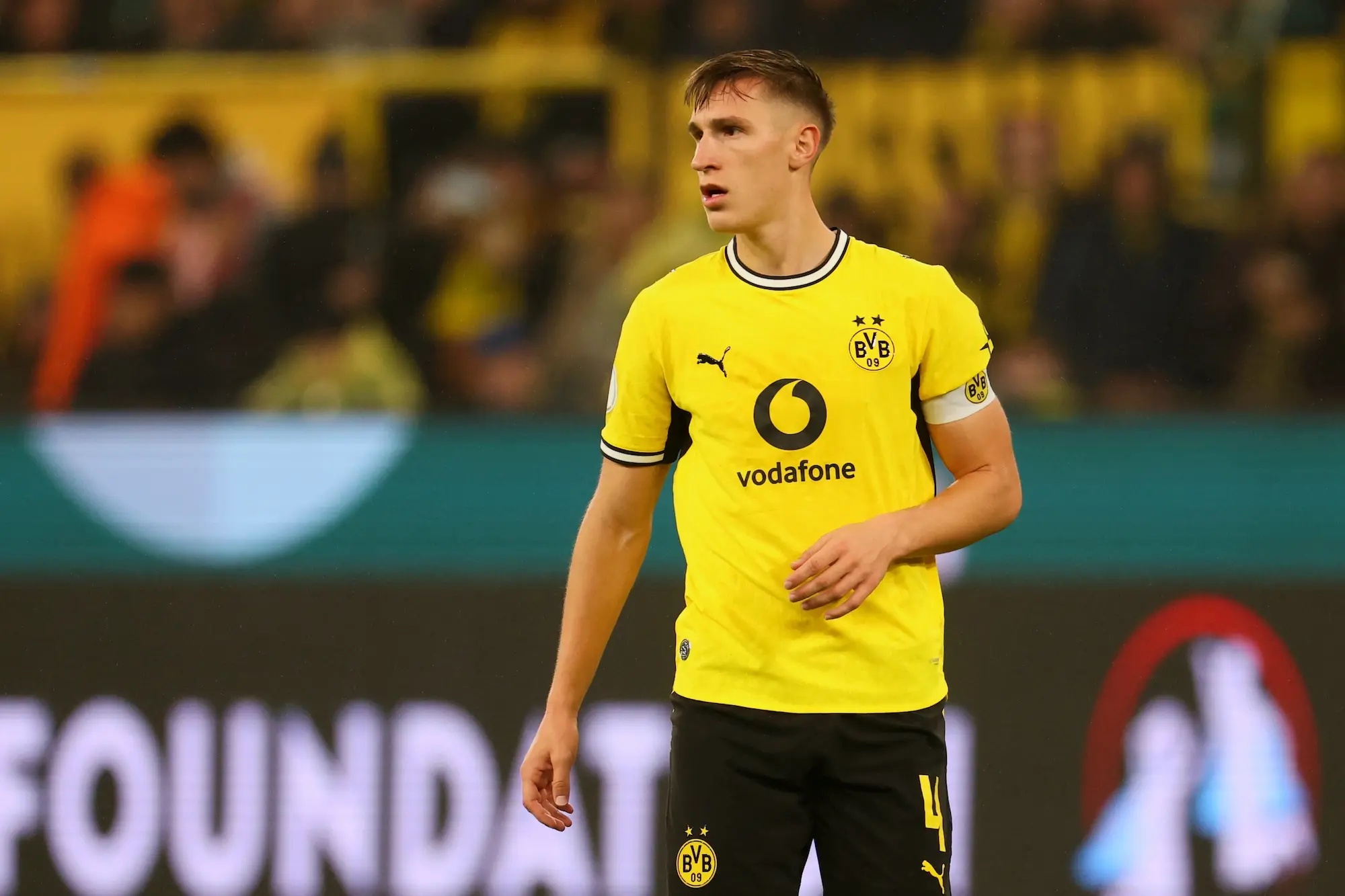 Nico Schlotterbeck of Borussia Dortmund.
