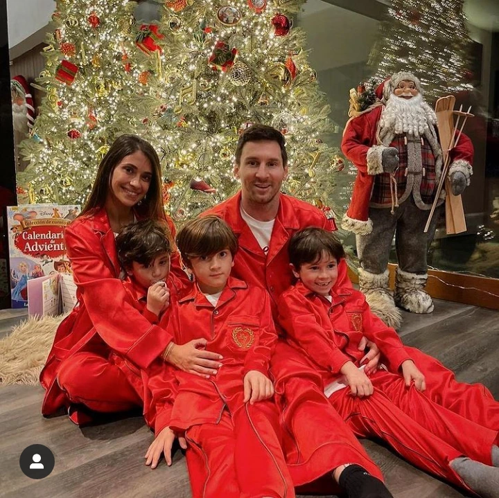 New Picture Of Messi In Christmas 2022 Photos Of Messi, Ronaldo, Werner, Salah And Others Favorite Footballers  Celebrating Christmas With Their Family - Sports Extra