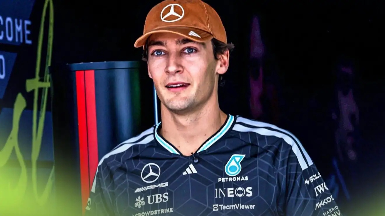 Mercedes driver George Russell pictured at the 2026 United States Grand Prix