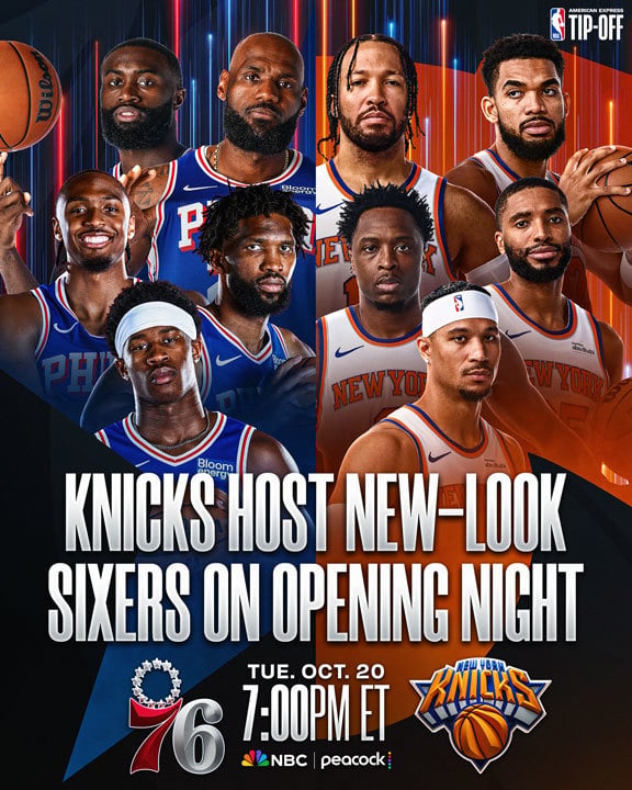 76ers at Knicks