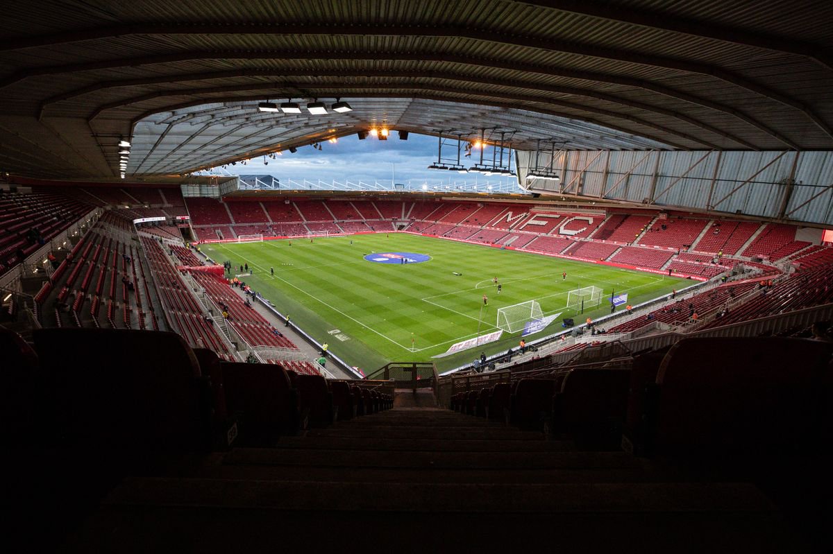 General view inside The Riverside Stadium