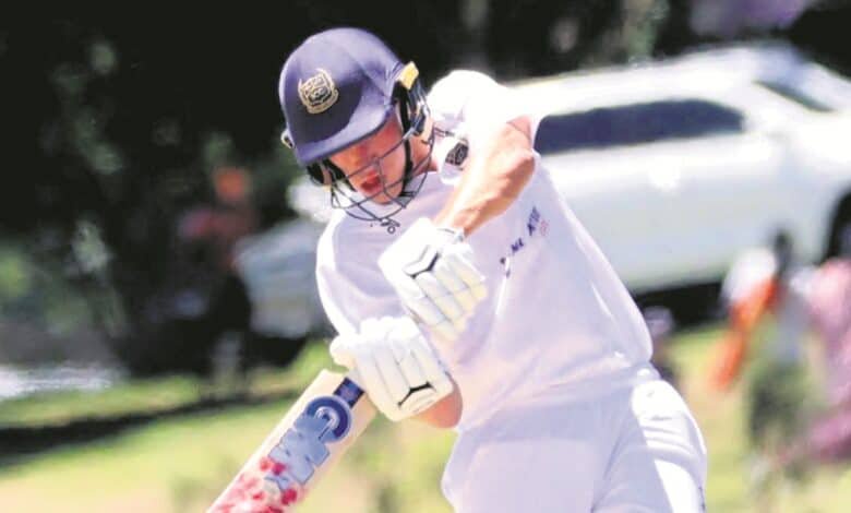 Ryan Clarke and Caleb Sharp answered the call in outstanding fashion, combining for a magnificent unbeaten 178-run partnership. PHOTO: SUPPLIED