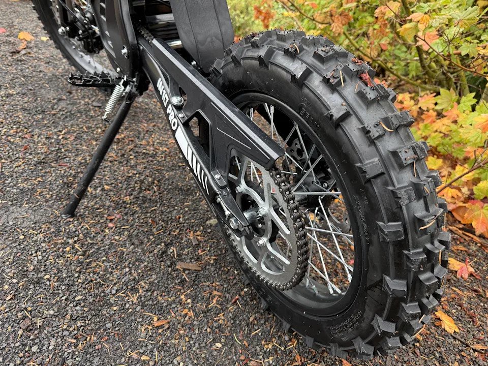 rear tire and kickstand