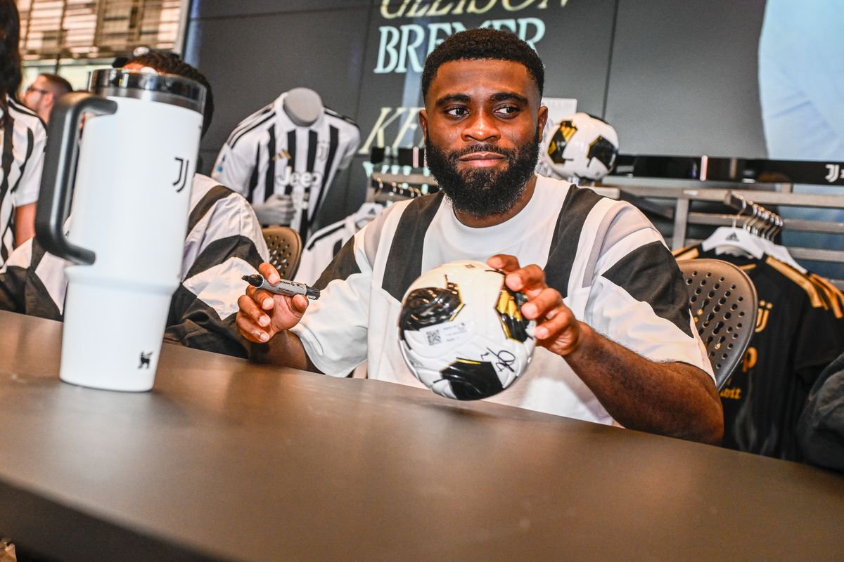 Jeremie Boga of Juventus during an Meet&Greet at Juventus Megastore