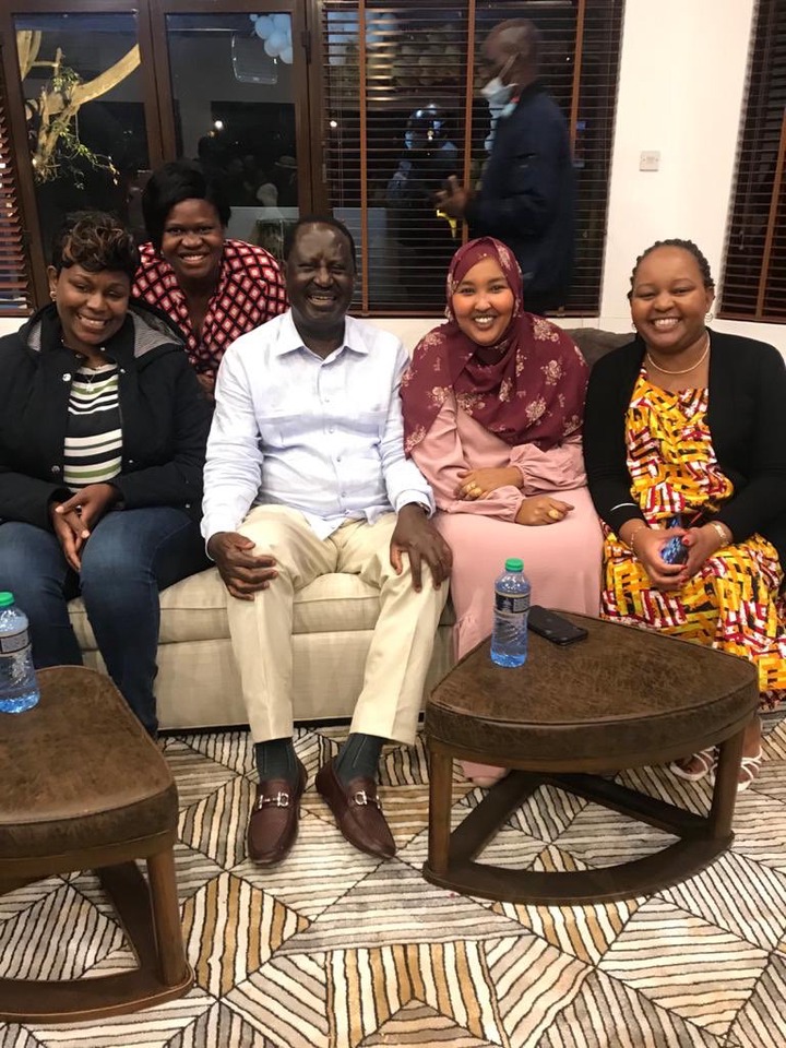 Photos Emerge Of Anne Waiguru With The Raila Odinga S Family On Saturday Night Opera News