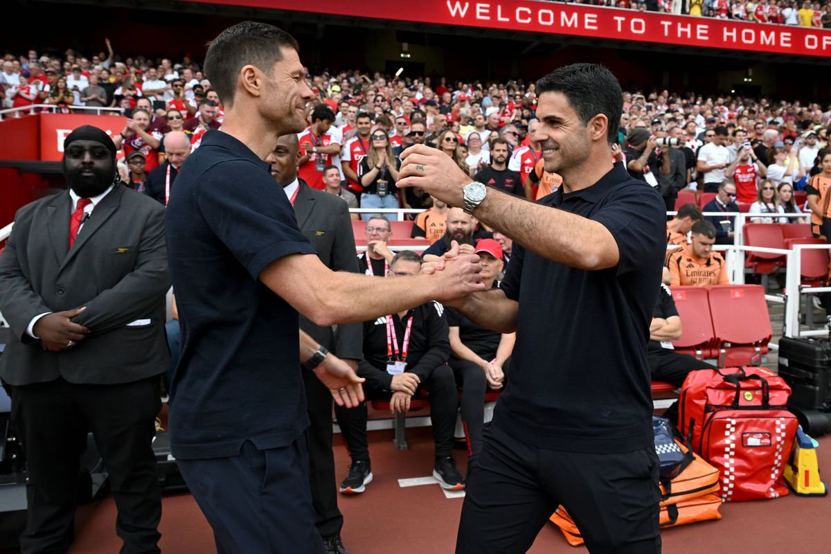 Mikel Arteta and Xabi Alonso