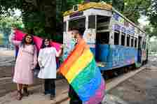 Pride walk in Kolkata - | Photo: AP/Bikas Das