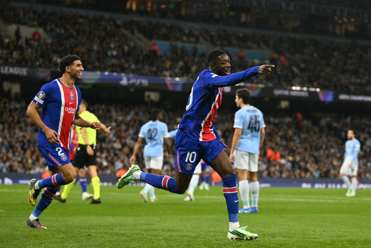 Manchester City lost their last Champions League game