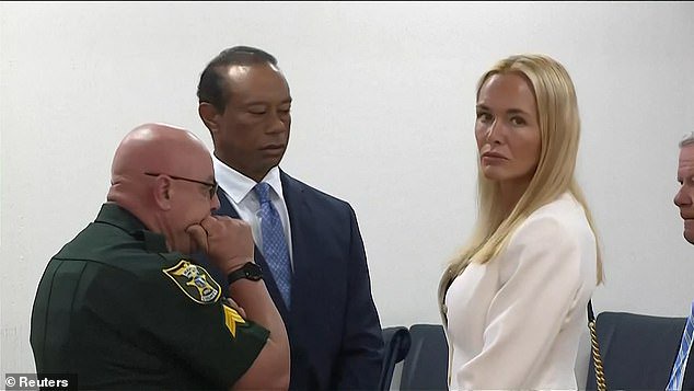 Vanessa was front and center inside the court as Woods pleaded no contest to reckless driving.